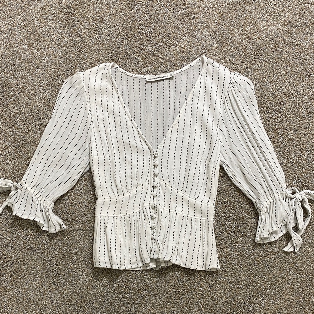 Abercrombie & Fitch Striped Blouse